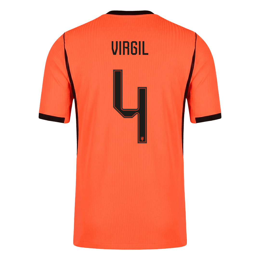 Netherlands World Cup Player Version Trikot Heim 2026 VIRGIL #4 Slim Fit – Bild 10