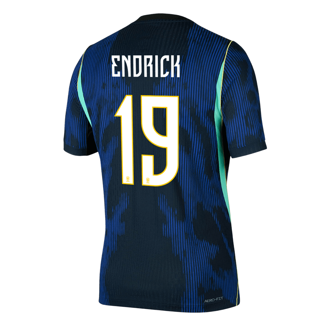 Brazil World Cup Player Version Trikot Auswärts 2026 ENDRICK #19 Slim Fit – Bild 3