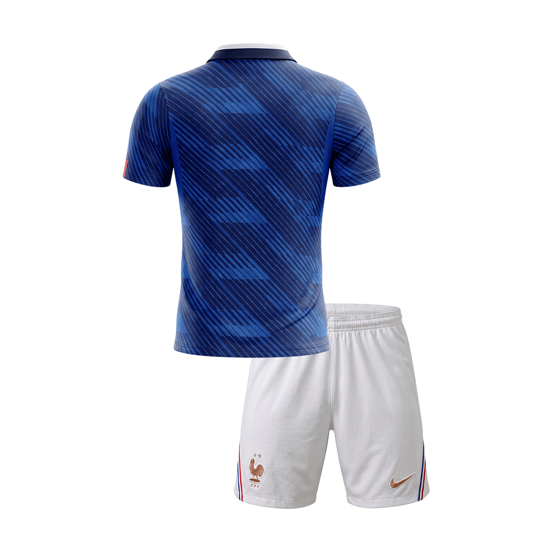 France World Cup Kinder Trikot Set Heim 2026 – Bild 2