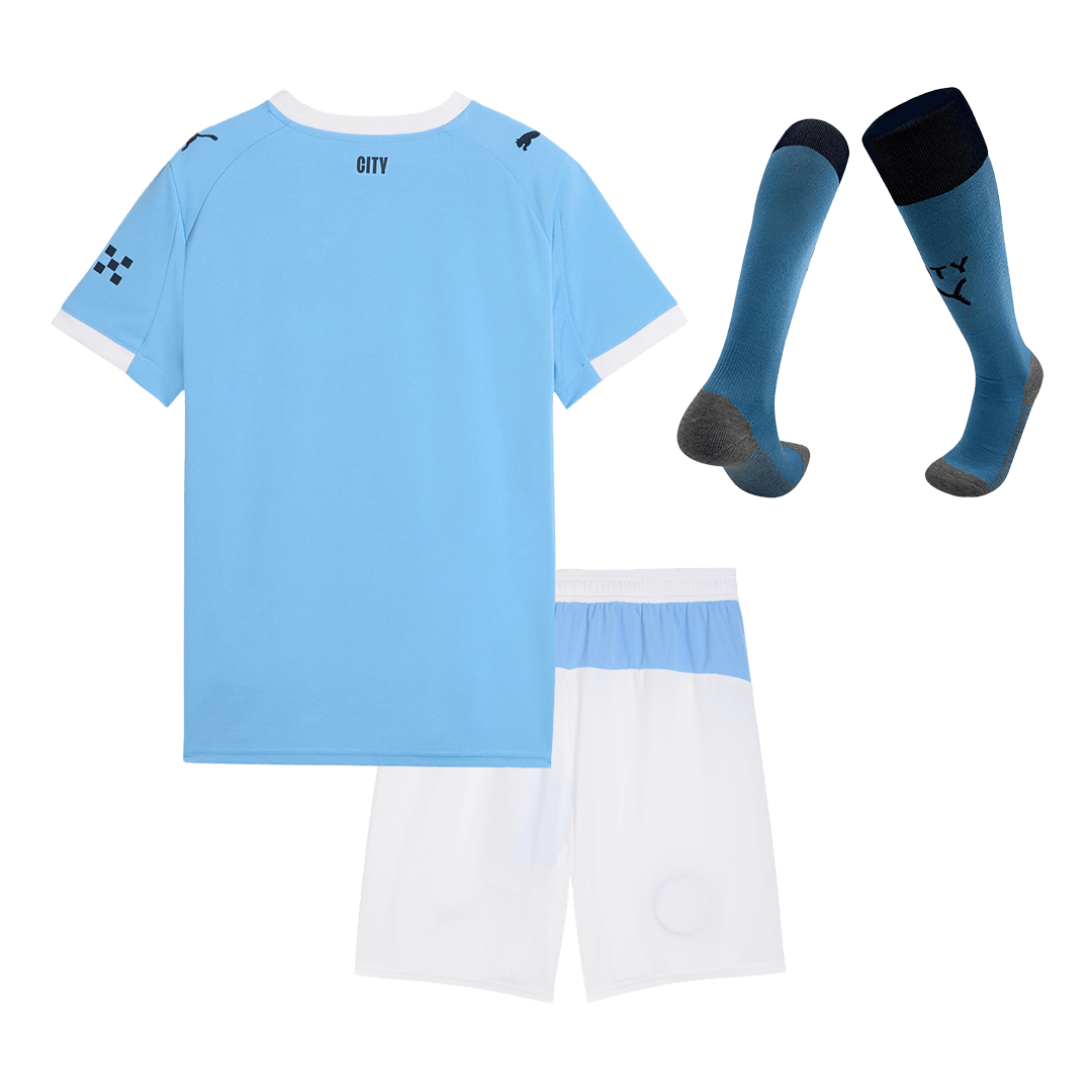 Manchester City Kinder Trikot Komplett-Set Heim 2025/26 – Bild 16
