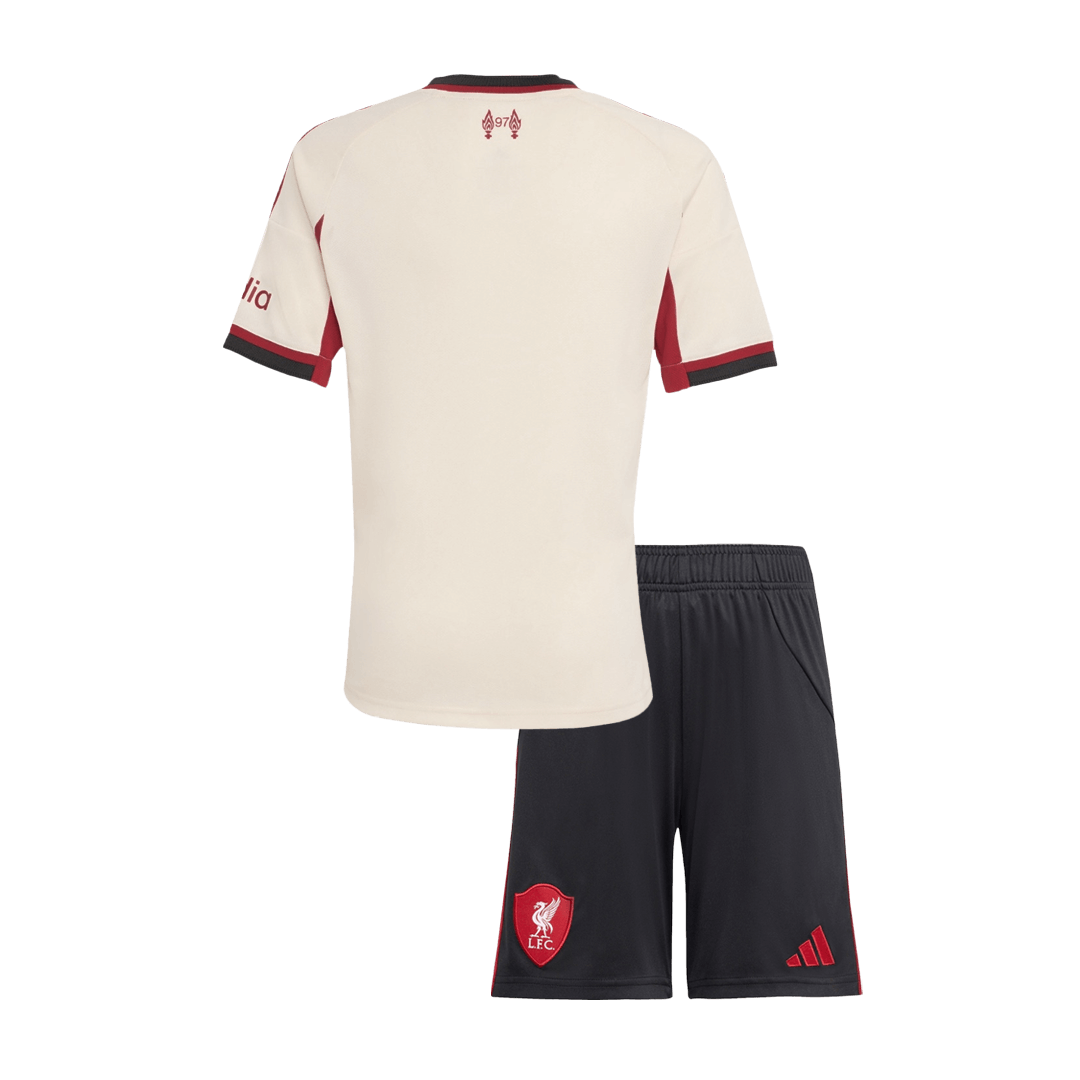 Liverpool Kinder Trikot Set Auswärts 2025/26 – Bild 13