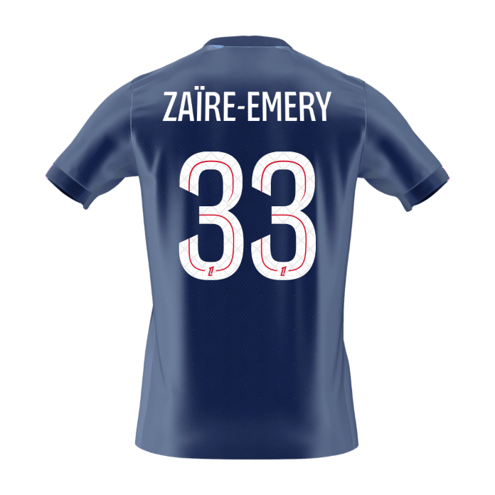 Paris Saint-Germain Heimtrikot 2025/26 – ZAÏRE EMERY #33