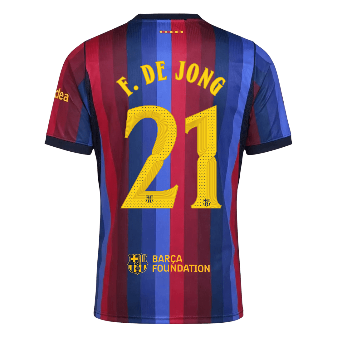 Barcelona Heimtrikot 2026/27 – F. DE JONG #21 – UCL