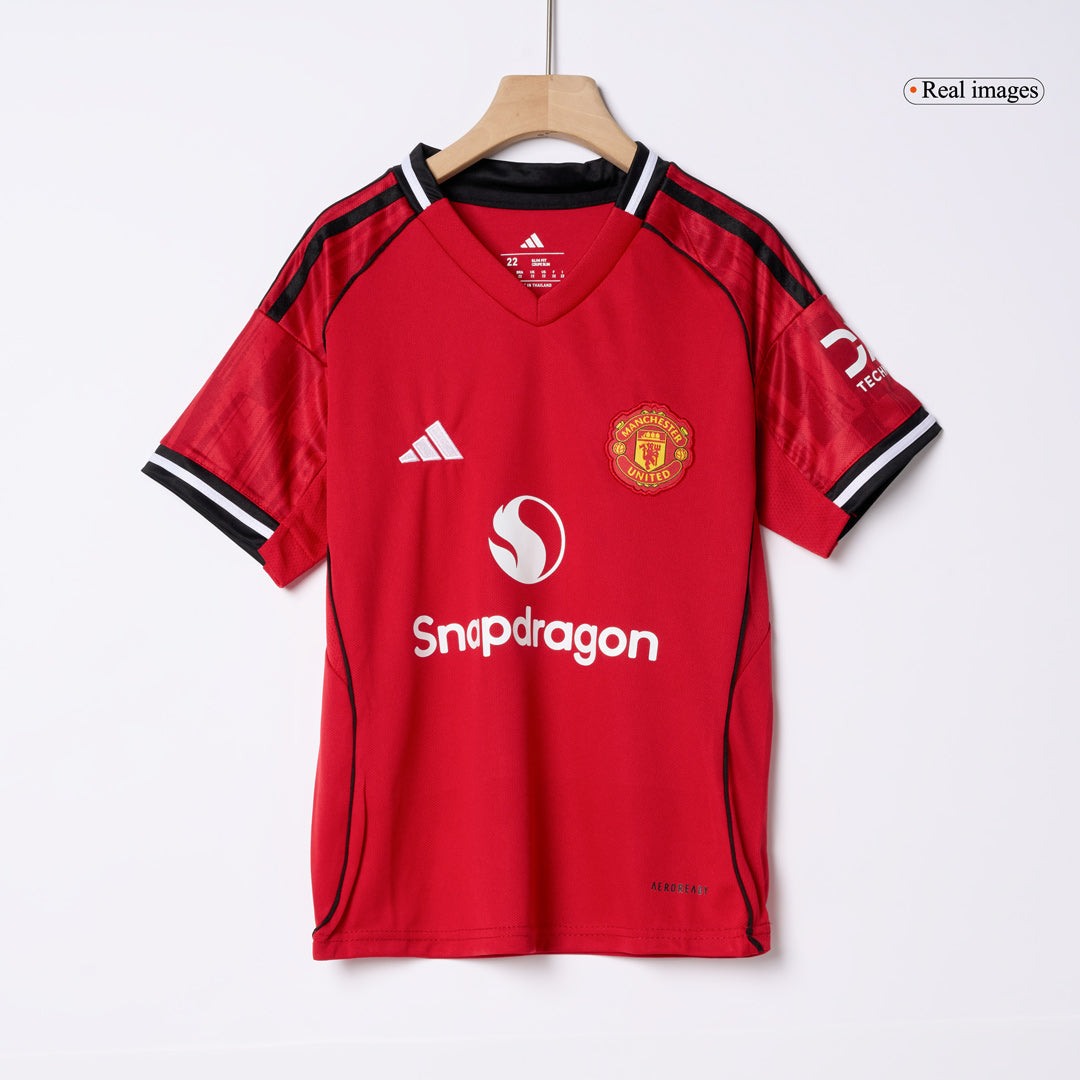 ManU Kinder Trikot Komplett-Set Heim 2025/26 – Bild 15