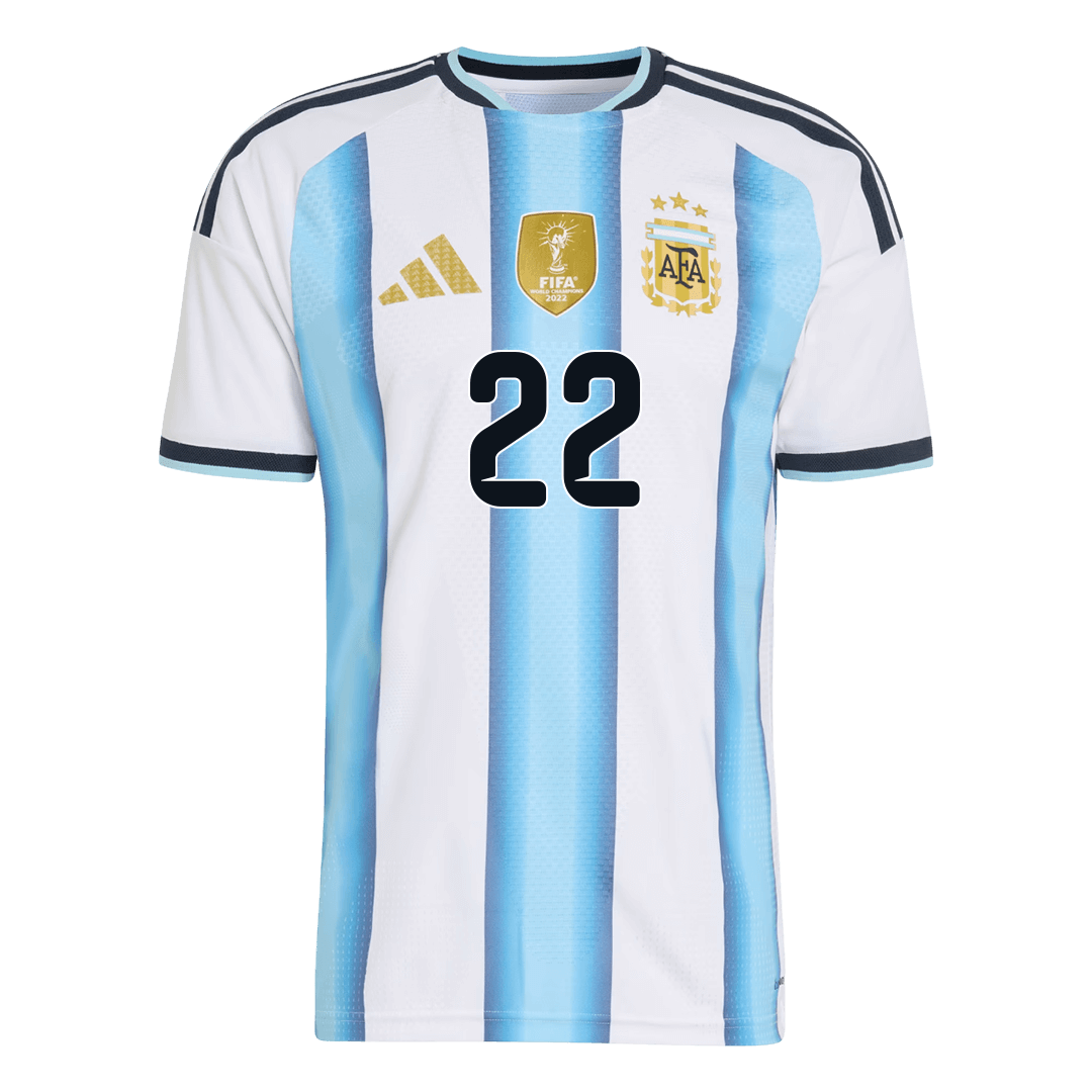 Argentina World Cup Player Version Trikot Heim 2026 L.MARTÍNEZ #22 Slim Fit – Bild 3