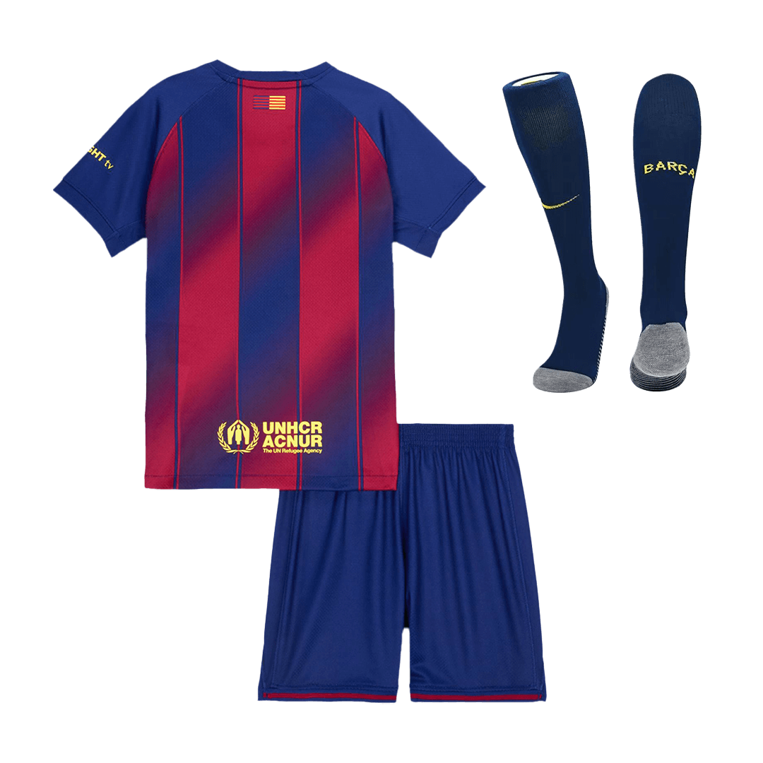 Barcelona Kinder Trikot Komplett-Set Heim 2025/26 – Bild 16