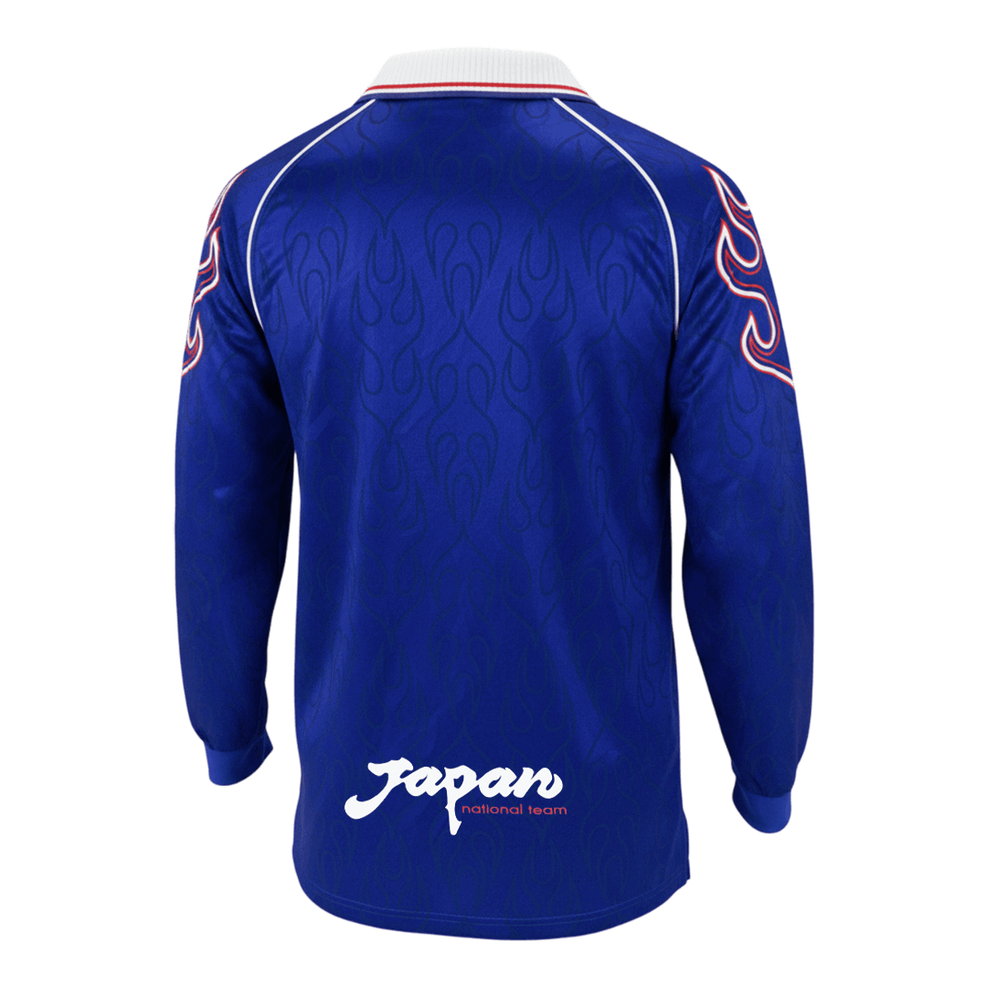Japan World Cup Retro Langarm Trikot Heim 1998 – Bild 8