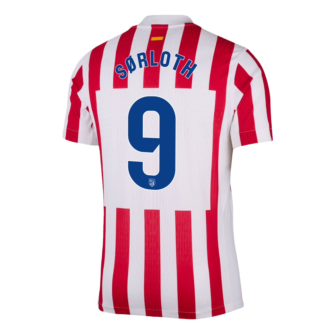 Atletico Madrid Player Version Trikot Heim 2025/26 SØRLOTH #9 Slim Fit – Bild 9