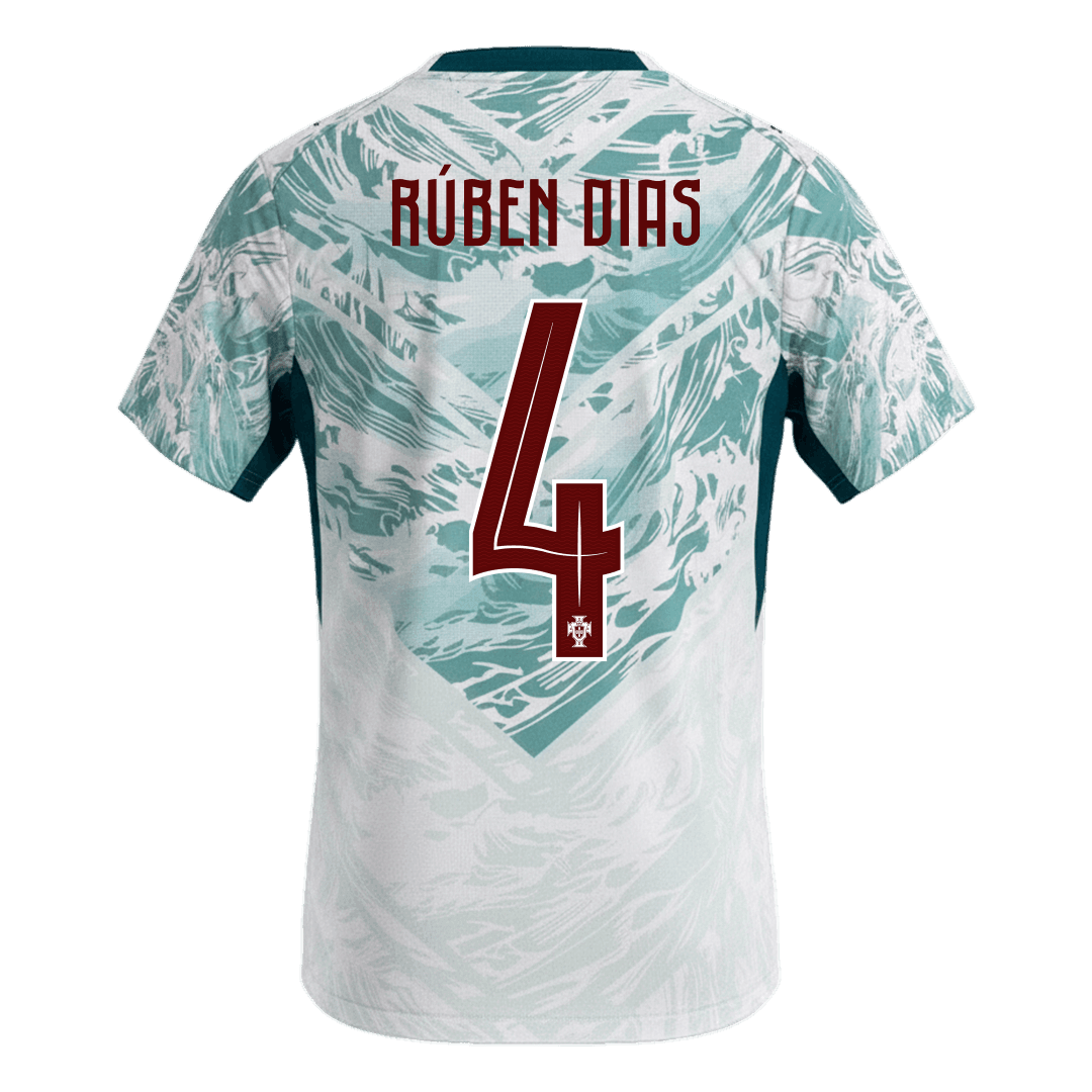 Portugal World Cup Trikot Auswärts 2026 RÚBEN DIAS #4 – Bild 3