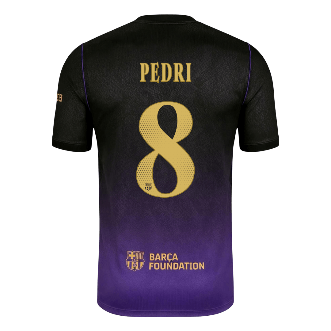 Barcelona Auswärtstrikot 2026/27 – PEDRI #8 – UCL