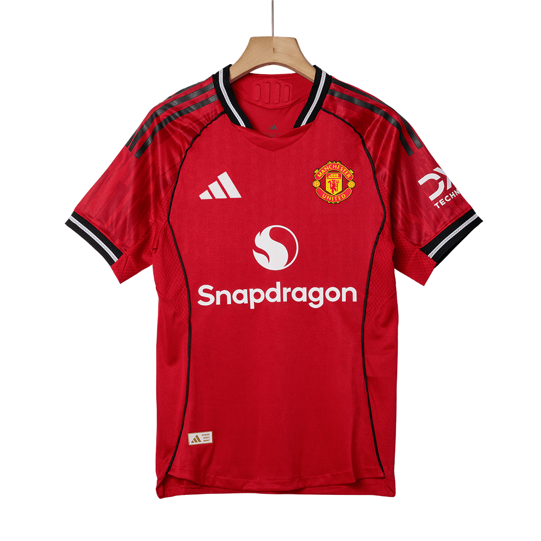 ManU Player Version Trikot Heim 2025/26 ŠEŠKO #30 Slim Fit – Bild 12