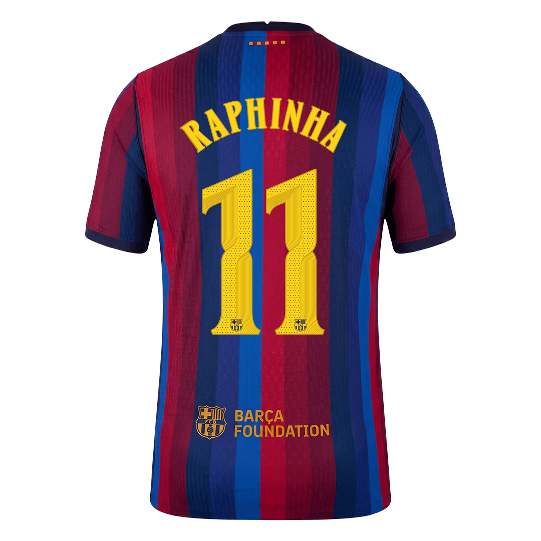 Barcelona Heimtrikot 2026/27 – RAPHINHA #11 – UCL (Spielerversion)