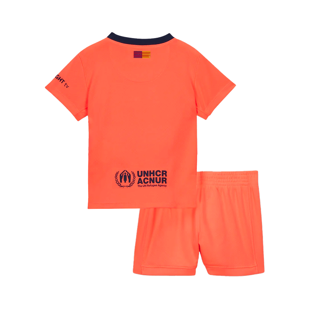 Barcelona Kinder Trikot Set Drittes Auswärts 2025/26 – Bild 14