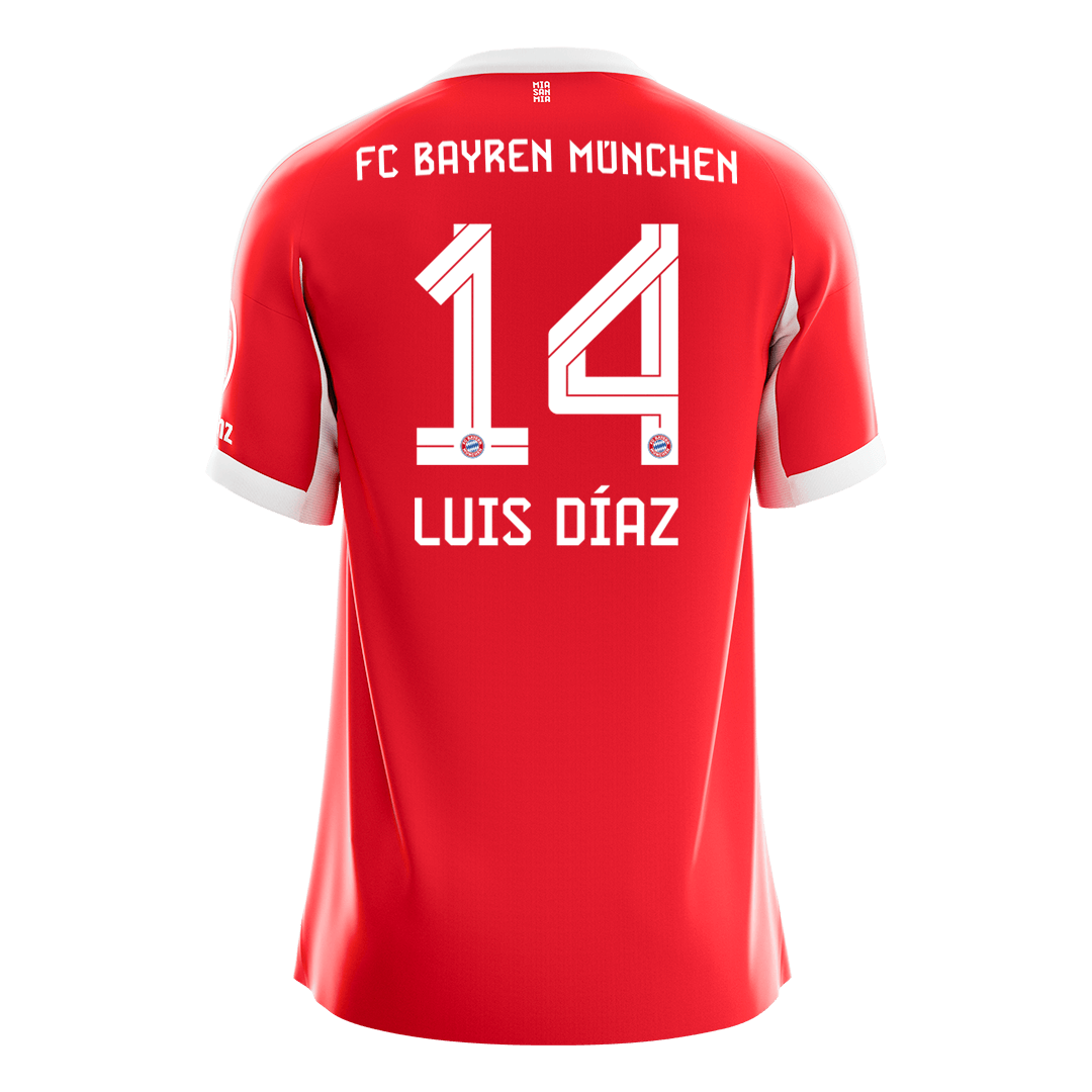 Bayern München Heimtrikot 2025/26 – LUIS DÍAZ #14