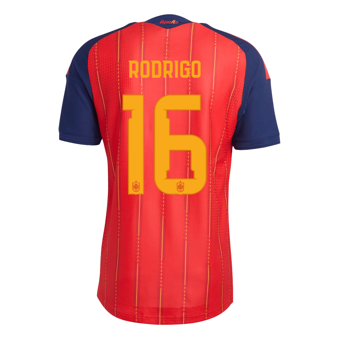 Spain World Cup Player Version Trikot Heim 2026 RODRIGO #16 Slim Fit – Bild 3