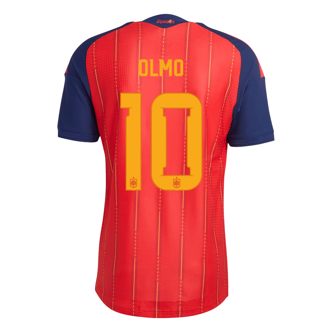 Spain World Cup Player Version Trikot Heim 2026 OLMO #10 Slim Fit – Bild 3