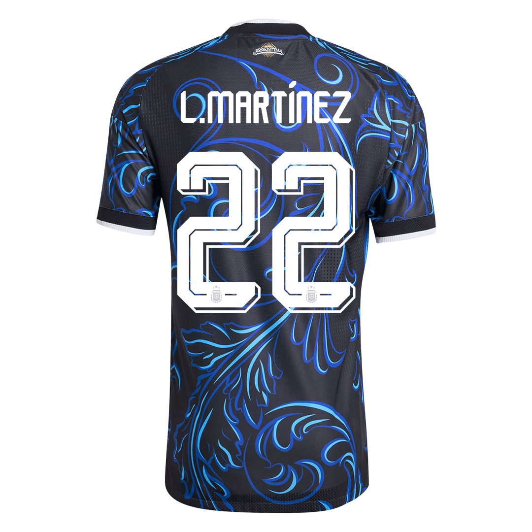 Argentina World Cup Player Version Trikot Auswärts 2026 L. MARTÍNEZ #22 Slim Fit – Bild 9