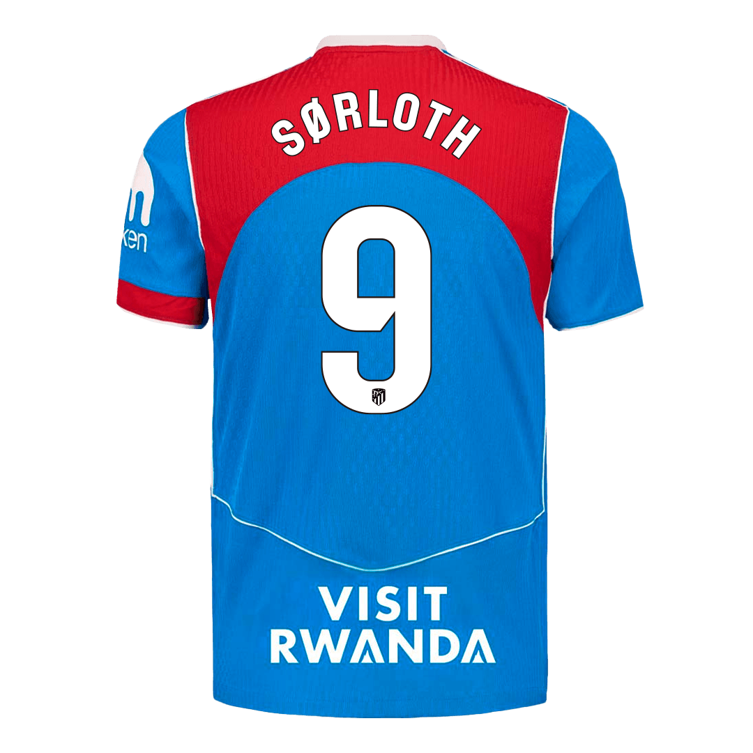 Atletico Madrid Player Version Trikot Drittes Auswärts 2025/26 SØRLOTH #9 Slim Fit – Bild 12