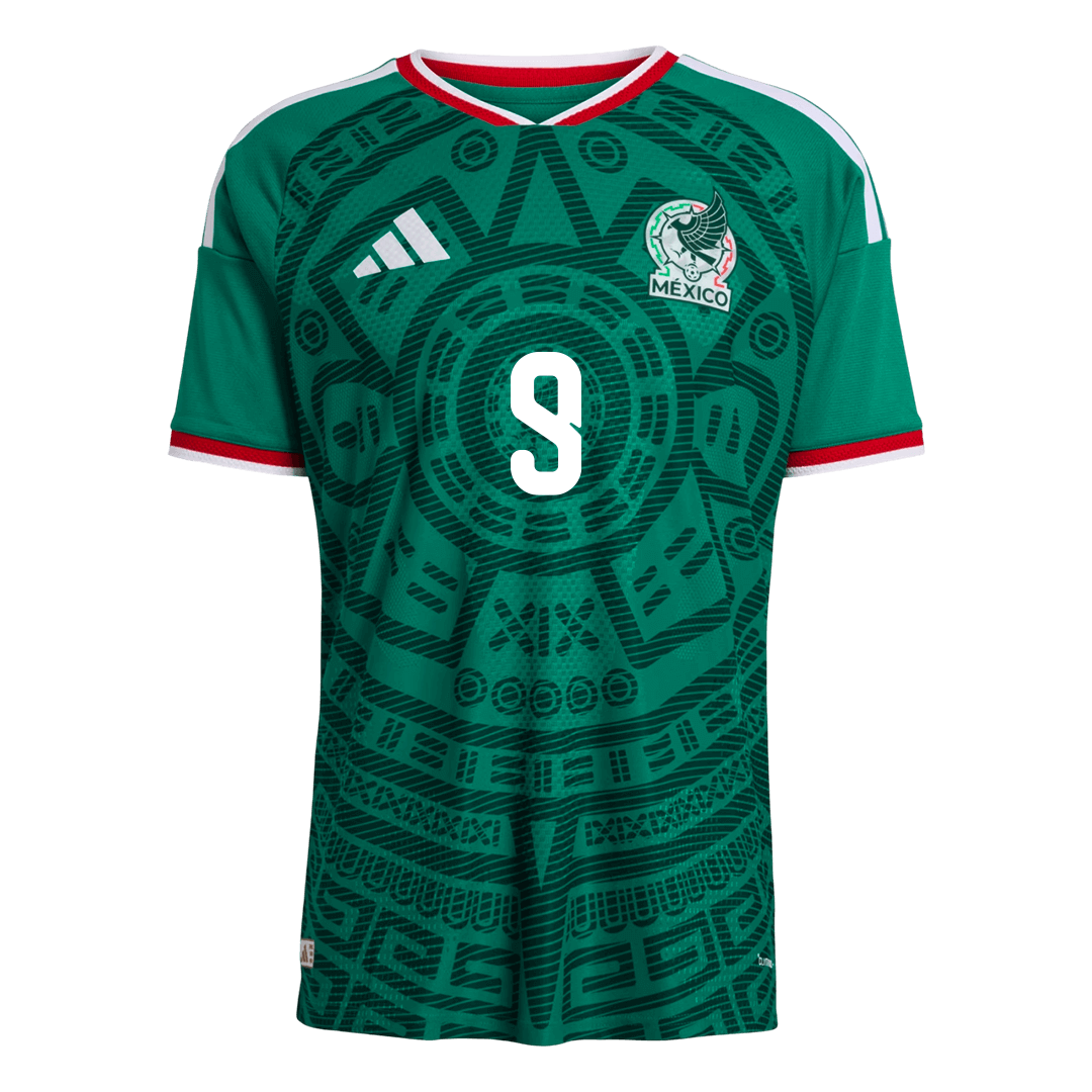 Mexico World Cup Player Version Trikot Heim 2026 Raúl #9 Slim Fit – Bild 10