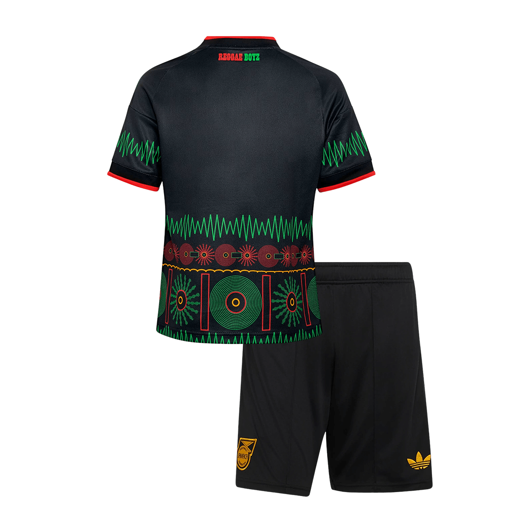 Jamaica World Cup Kinder Trikot Set Auswärts 2026 – Bild 2