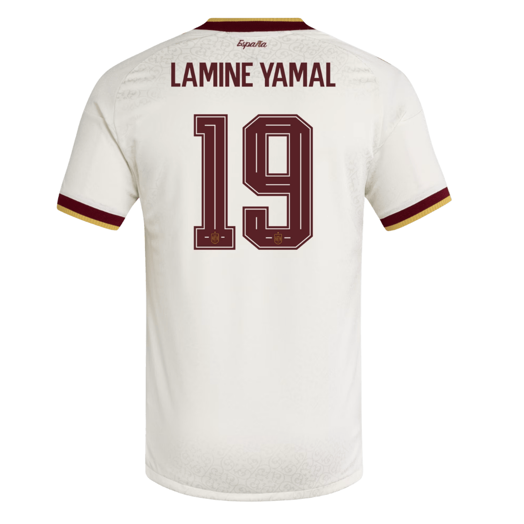 Spain World Cup Player Version Trikot Auswärts 2026 LAMINE YAMAL #19 Slim Fit – Bild 2