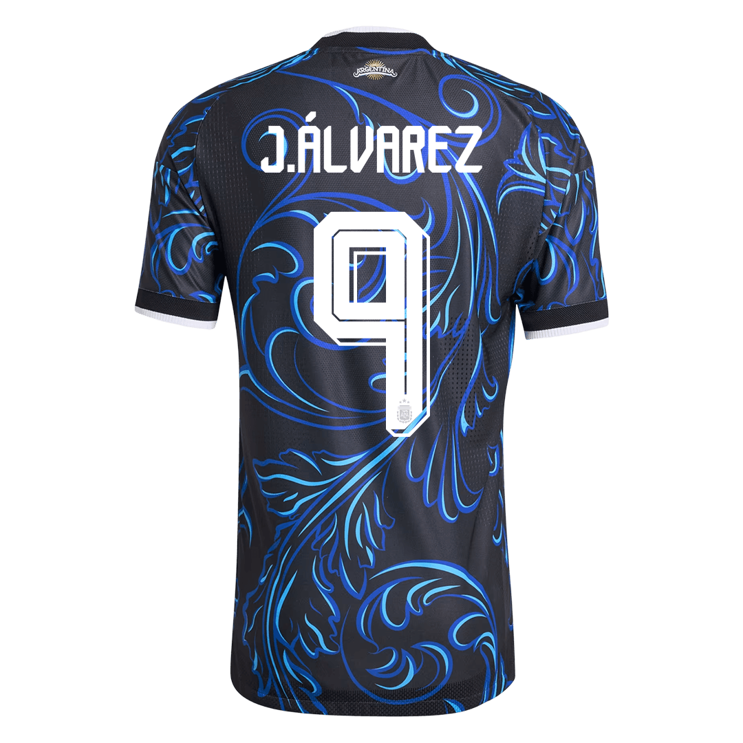 Argentina World Cup Player Version Trikot Auswärts 2026 J. ÁLVAREZ #9 Slim Fit – Bild 9
