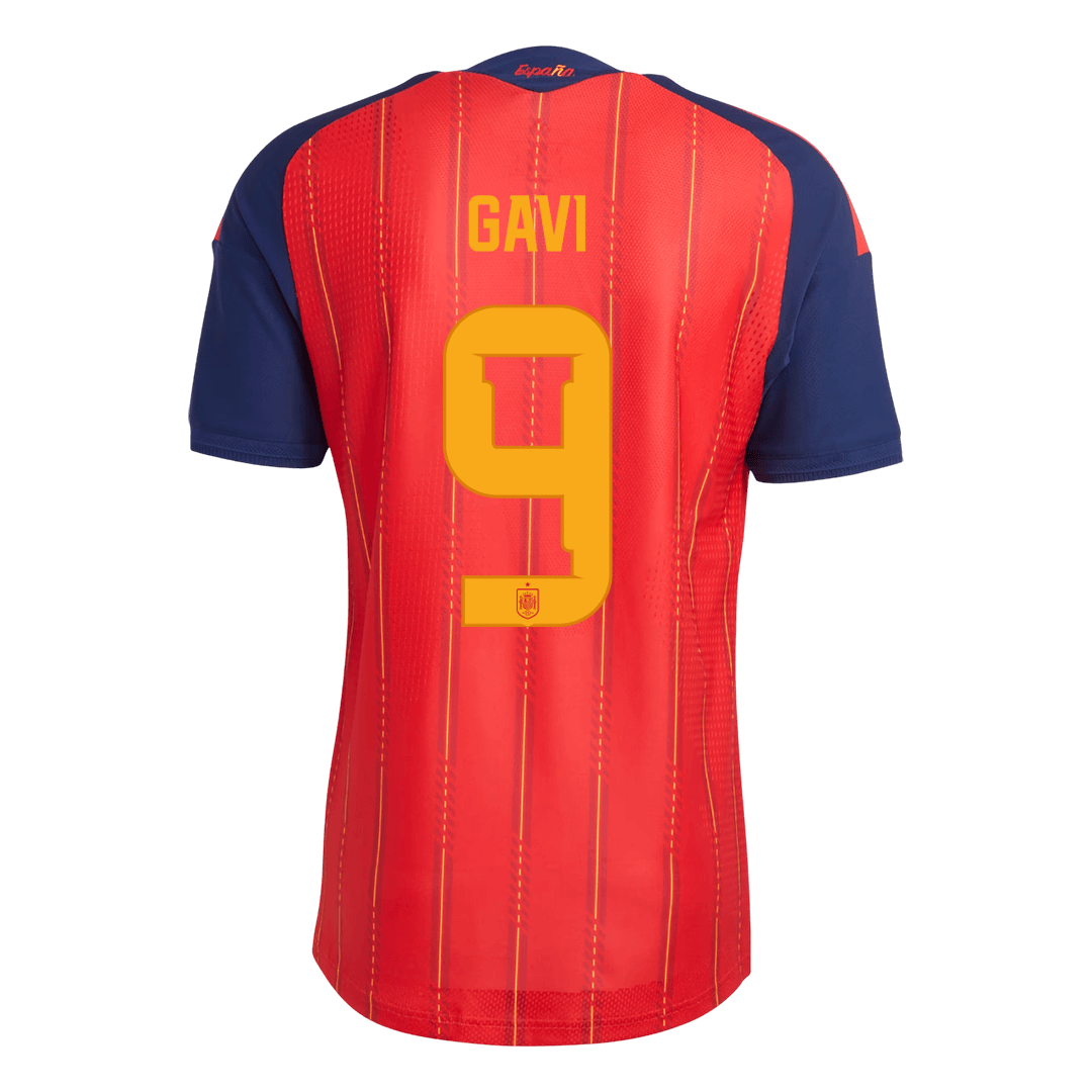 Spain World Cup Player Version Trikot Heim 2026 GAVI #9 Slim Fit – Bild 3