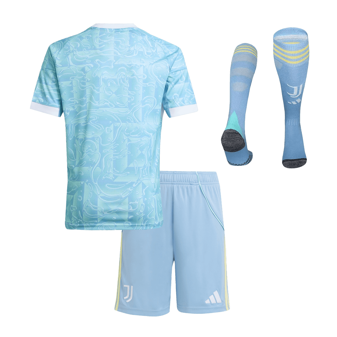 Juventus Kinder Trikot Komplett-Set Auswärts 2025/26 – Bild 10