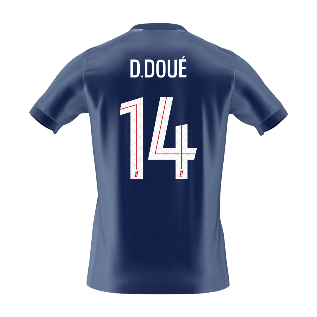 Paris Saint-Germain Heimtrikot 2025/26 – D. DOUÉ #14