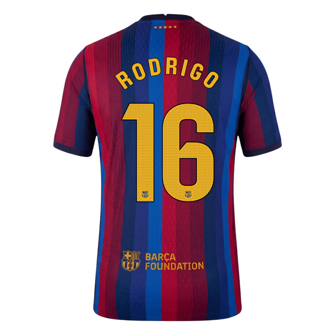 Barcelona Heimtrikot 2026/27 – RODRIGO #16 (Spielerversion)