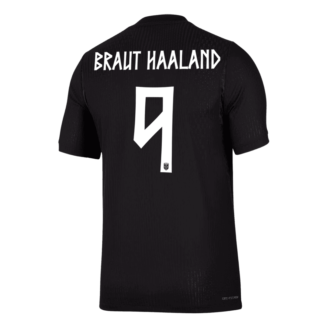 Norway World Cup Player Version Trikot Auswärts 2026 BRAUT HAALAND #9 Slim Fit – Bild 3