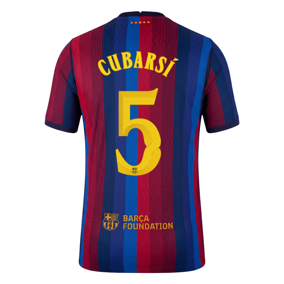 Barcelona Heimtrikot 2026/27 – CUBARSÍ #5 – UCL (Spielerversion)