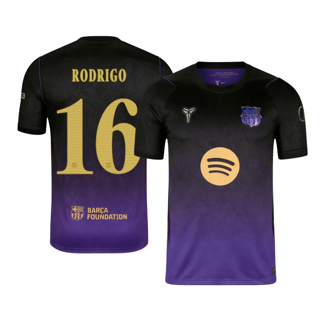 Barcelona Auswärtstrikot 2026/27 – RODRIGO #16 – UCL