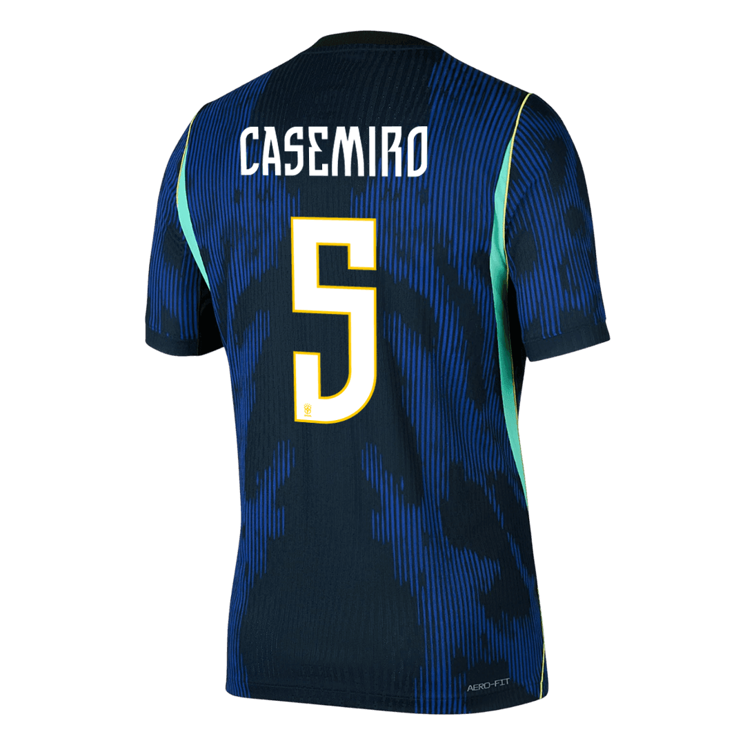 Brazil World Cup Player Version Trikot Auswärts 2026 CASEMIRO #5 Slim Fit – Bild 3
