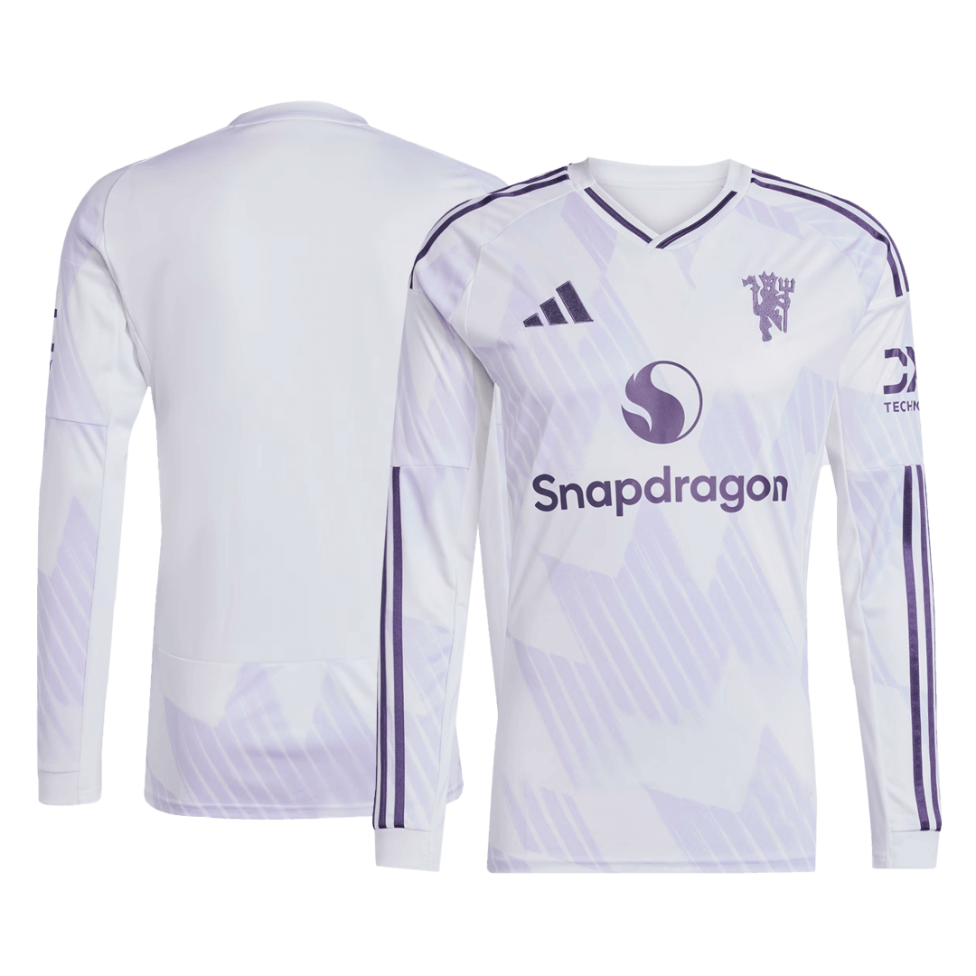 ManU Langarm Trikot Auswärts 2025/26 – Bild 9