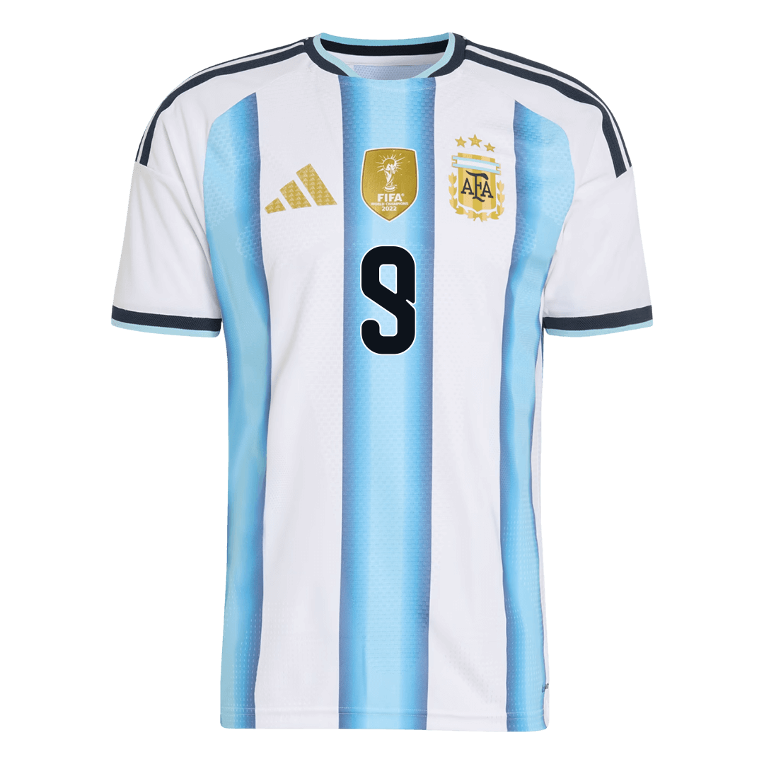Argentina World Cup Player Version Trikot Heim 2026 J.ÁLVAREZ #9 Slim Fit – Bild 3