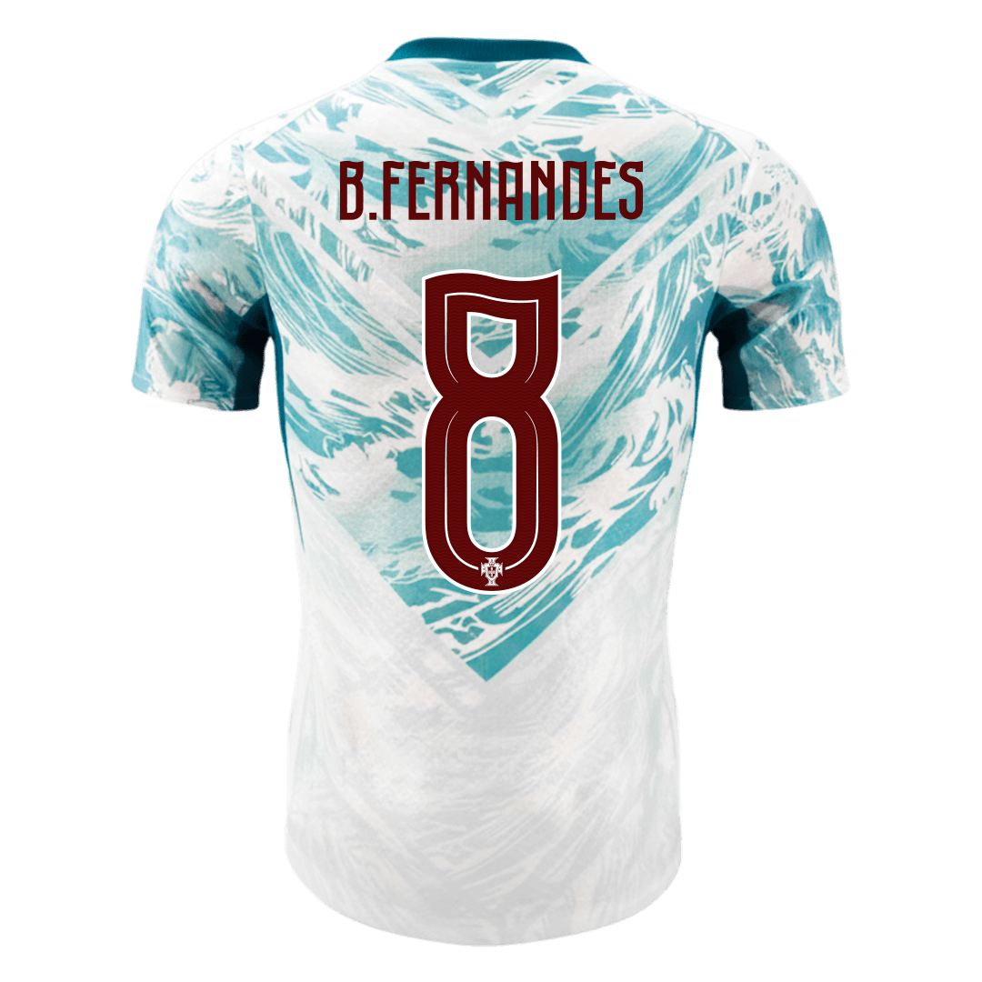Portugal World Cup Player Version Trikot Auswärts 2026 B.FERNANDES #8 Slim Fit – Bild 9