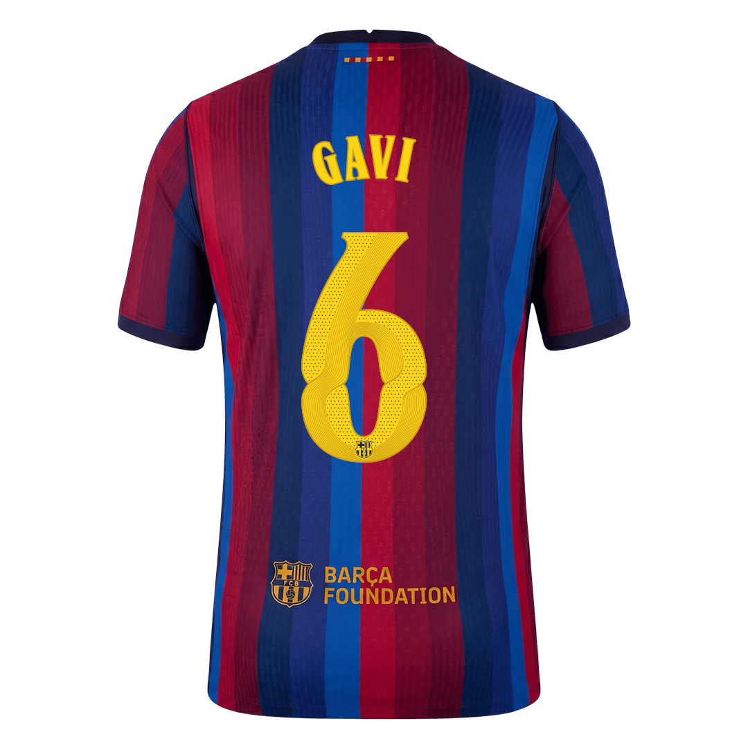 Barcelona Heimtrikot 2026/27 – GAVI #6 – UCL (Spielerversion)