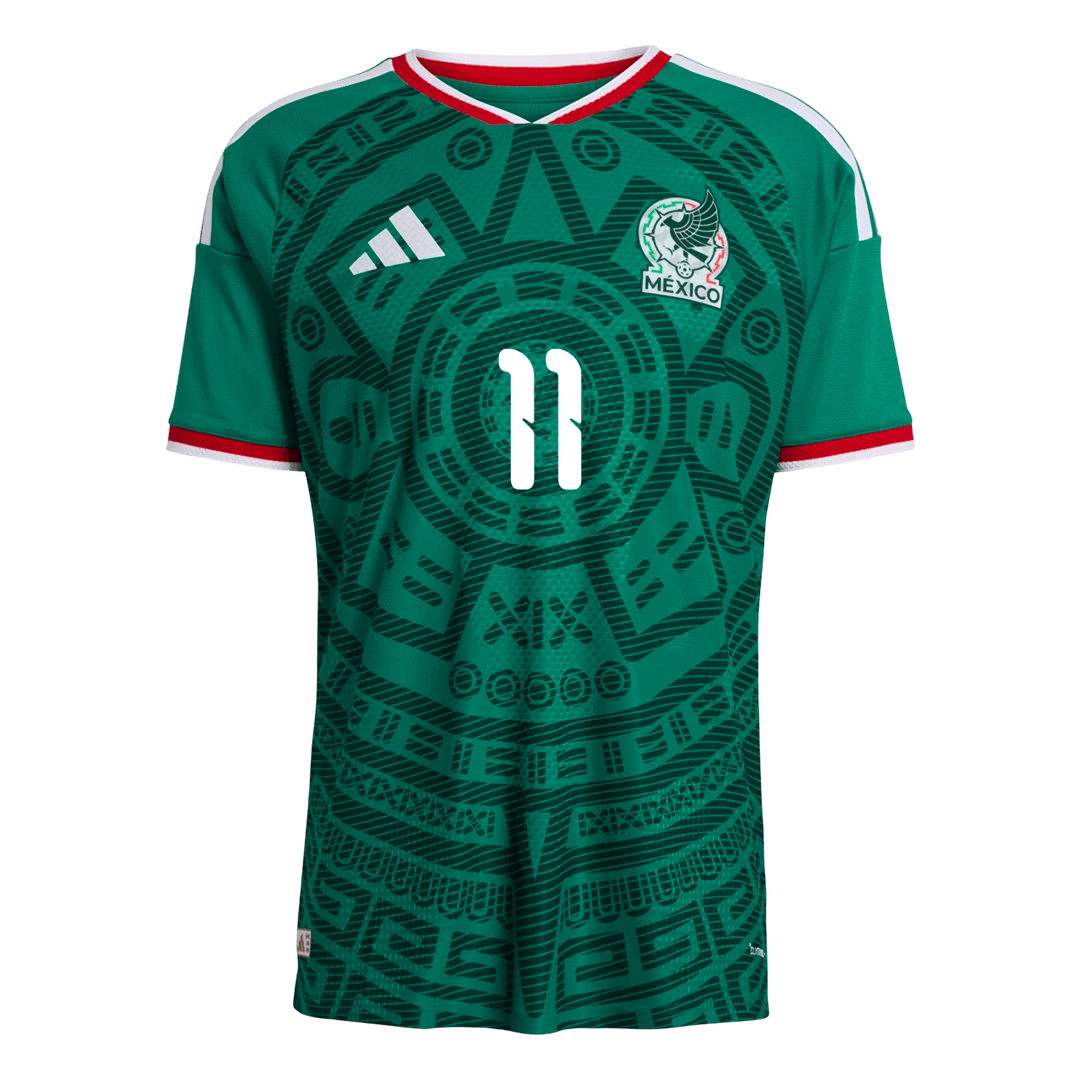 Mexico World Cup Player Version Trikot Heim 2026 S.GIMENEZ #11 Slim Fit – Bild 10