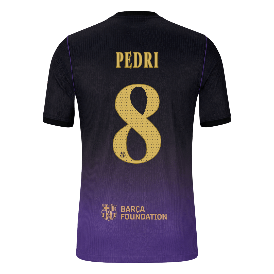 Barcelona Auswärtstrikot 2026/27 – PEDRI #8 – UCL (Spielerversion)
