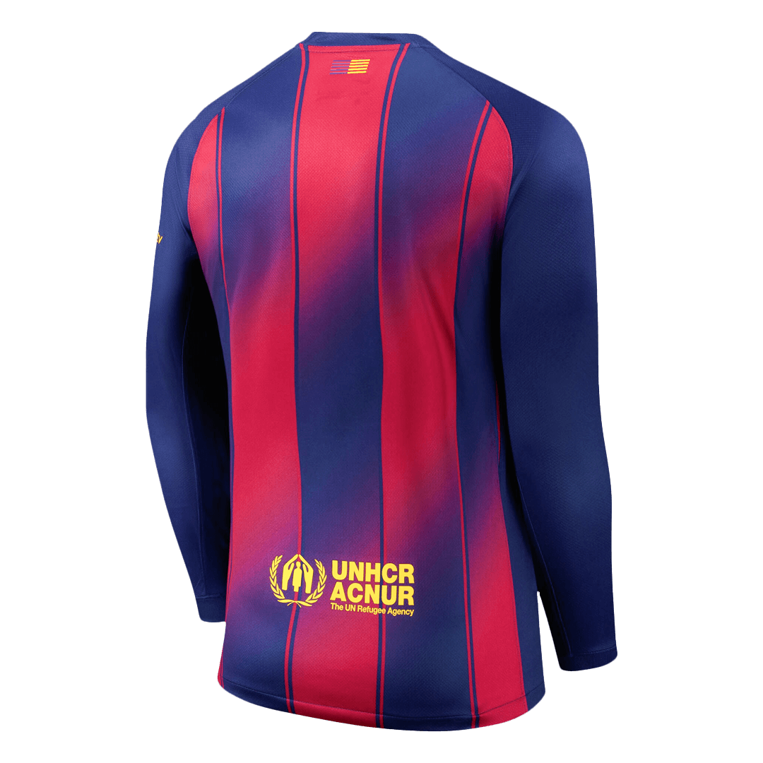 Barcelona Langarm Trikot Heim 2025/26 – Bild 11