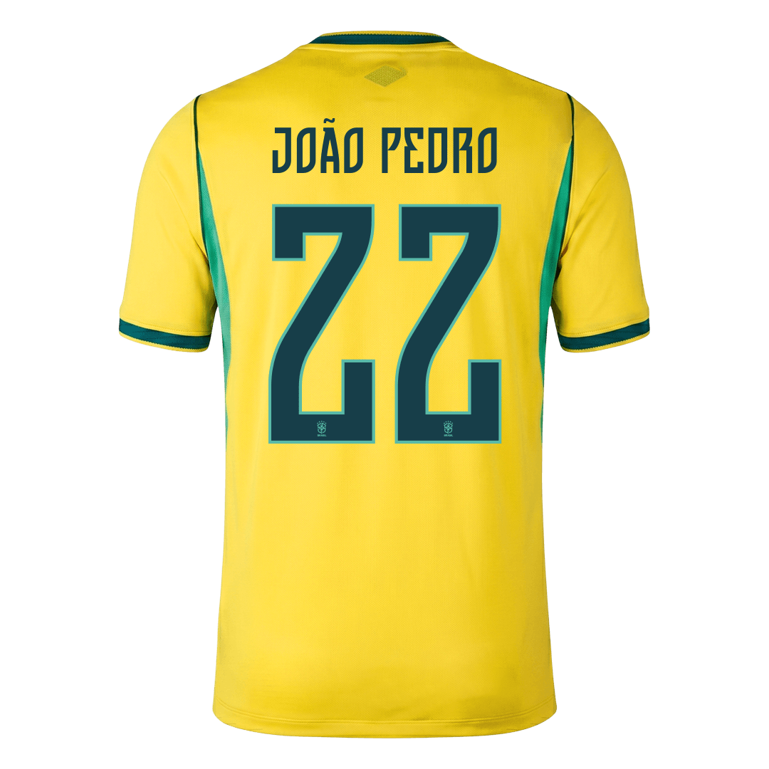 Brazil World Cup Trikot Heim 2026 JOÃO PEDRO #22 – Bild 6