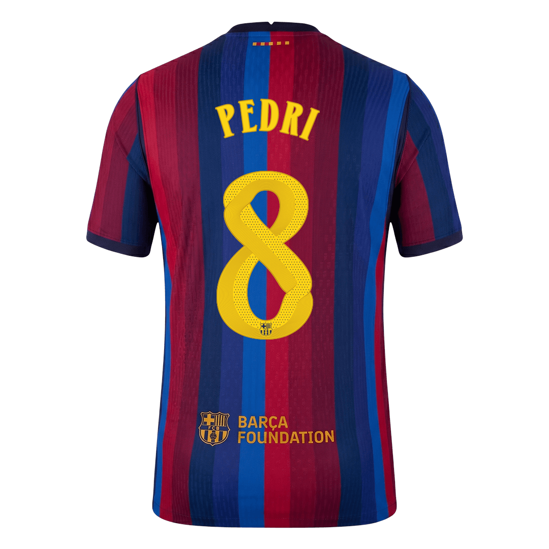 Barcelona Heimtrikot 2026/27 – PEDRI #8 – UCL (Spielerversion)