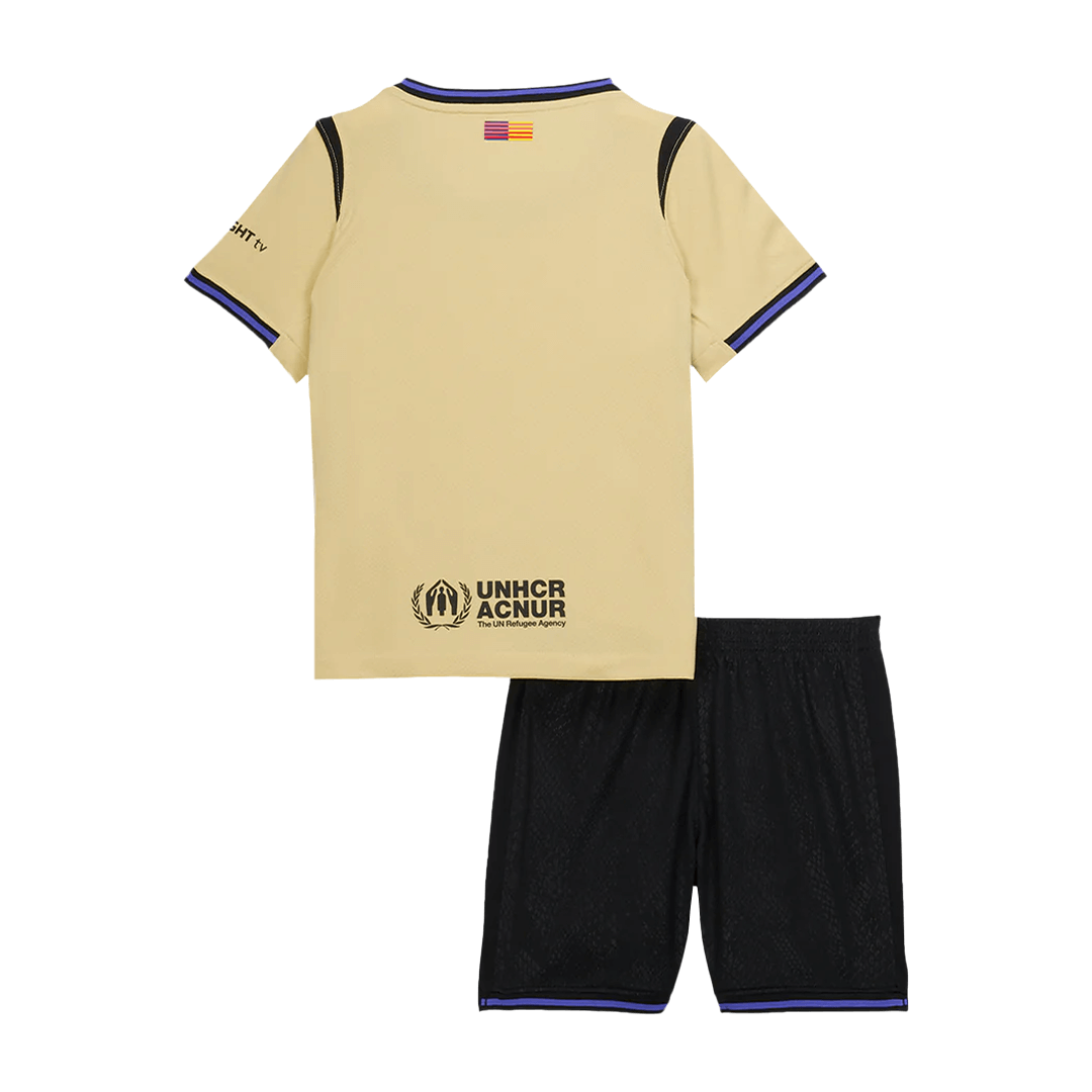 Barcelona Kinder Trikot Set Auswärts 2025/26 – Bild 13