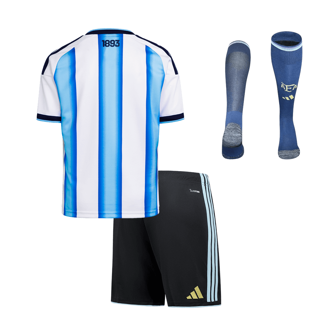Argentina World Cup Kinder Trikot Komplett-Set Heim 2026 – Bild 12