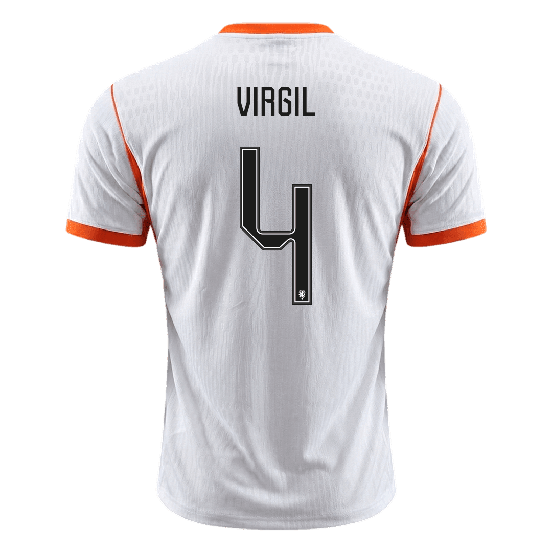 Netherlands World Cup Player Version Trikot Auswärts 2026 VIRGIL #4 Slim Fit – Bild 8