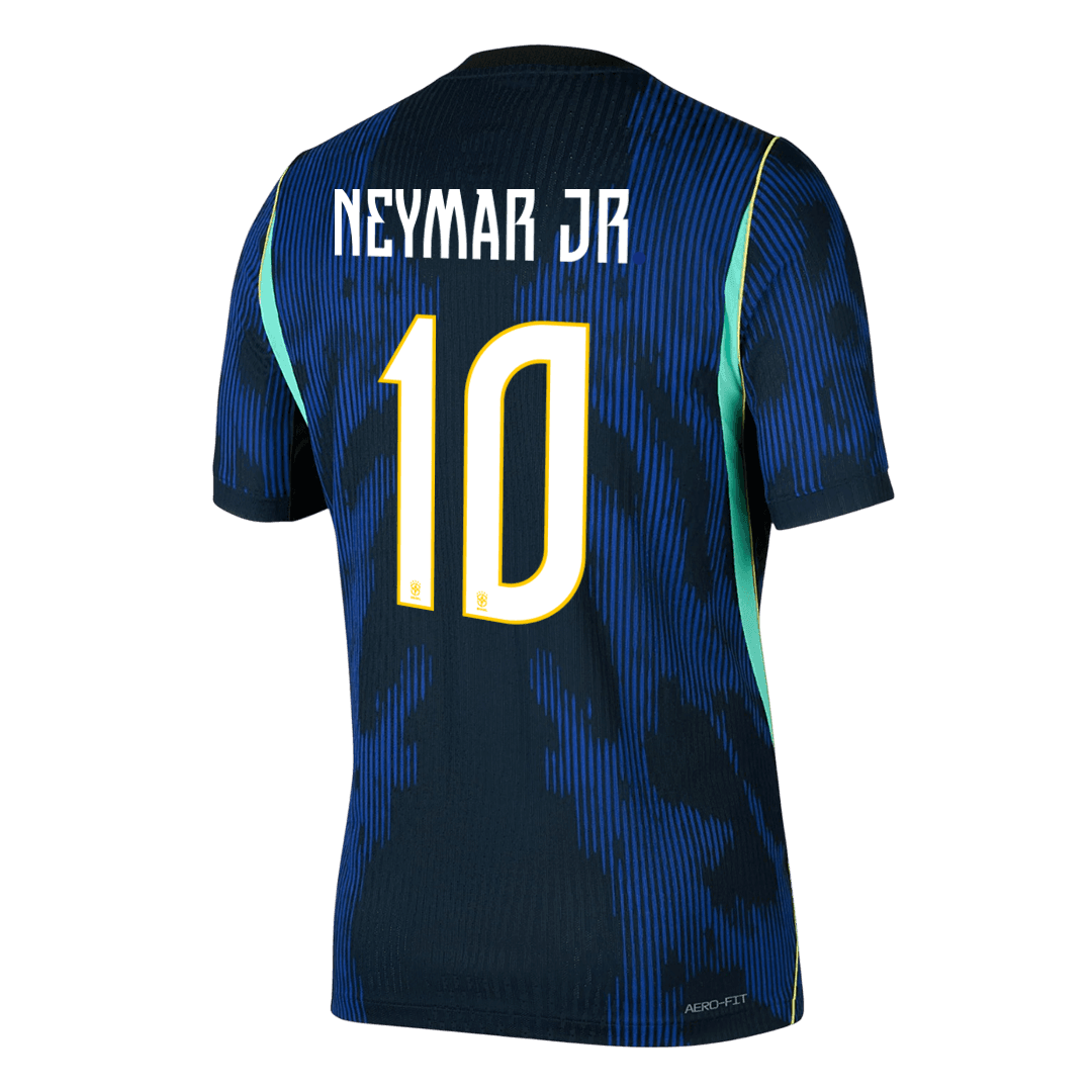 Brazil World Cup Player Version Trikot Auswärts 2026 NEYMAR JR #10 Slim Fit – Bild 3