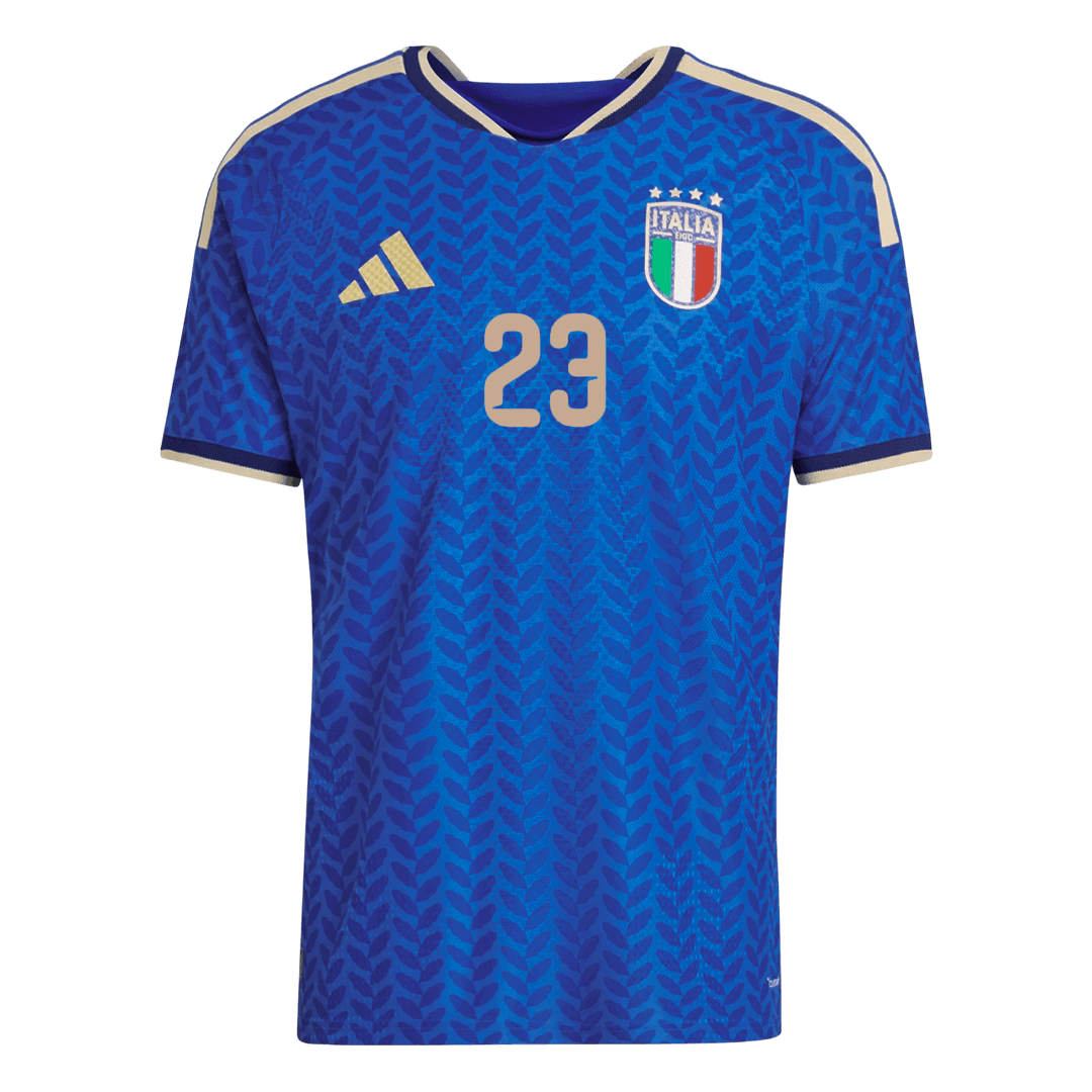 Italy World Cup Player Version Trikot Heim 2026 BASTONI #23 Slim Fit – Bild 10