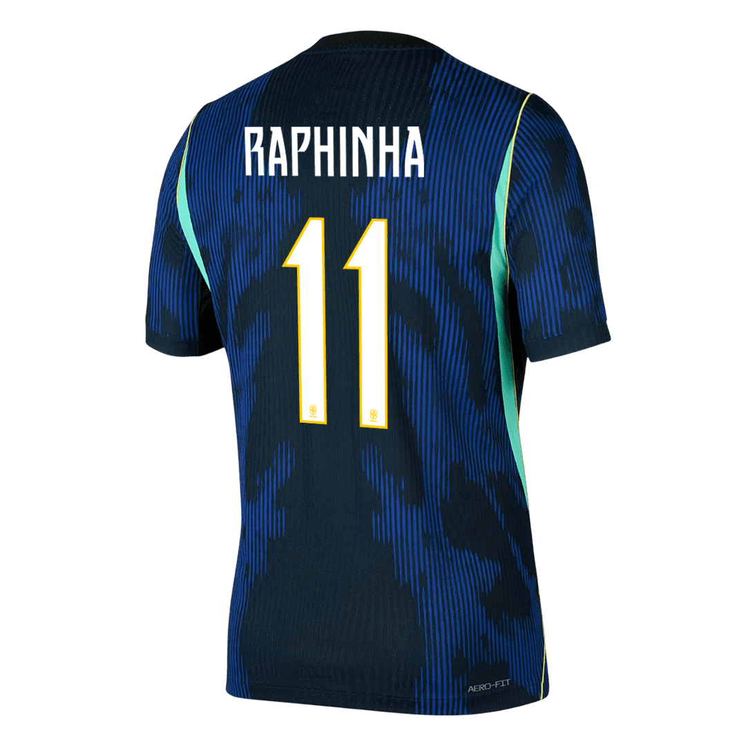 Brazil World Cup Player Version Trikot Auswärts 2026 RAPHINHA #11 Slim Fit – Bild 3