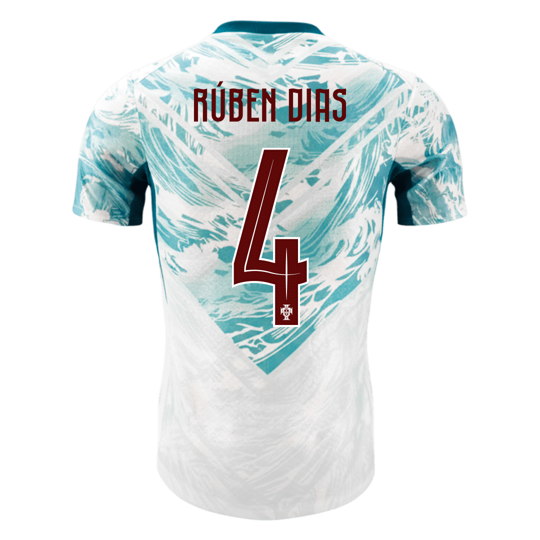 Portugal World Cup Player Version Trikot Auswärts 2026 RÚBEN DIAS #4 Slim Fit – Bild 9
